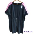 NWT Fila Plus Athletic Athleisure Dress 3X Women's Black Pink Elastic Waist