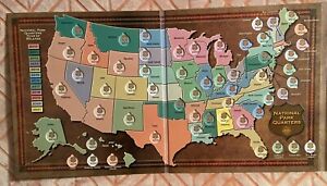 NATIONAL PARK QUARTERS SERIES - COLLECTOR'S MAP