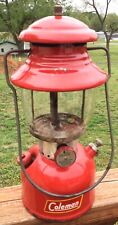 New ListingVintage 4-60 1960 COLEMAN RED 200 A LANTERN tall top with glass globe