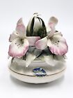 Vintage Capodimonte Flowers Gold Detailing Ceramiche Porcelain Made in Italy