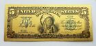 Five Dollar Indian Chief Gold Foil Bank Note ~ Must See!