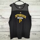 Pittsburgh Pirates T Shirt Mens 2XL Black Gray Tank Top MLB Baseball Athleisure