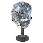 Amethyst Crystal Geode Mineral Specimen on Stand 12.3 Lb #RGD534