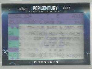 Elton John 2022 Leaf Pop Century LIVE IN CONCERT Ticket Stub---10/5/1992