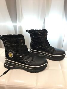 Black Winter Boots, Size 9.5