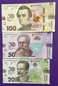 Ukraine. 2021. 30 YEARS OF INDEPENDENCE SET of BANKNOTES  20 - 1000  UNC