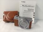 Canon Silver PowerShot G9 X Mark II 20.1MP Digital Camera with Case Tested.