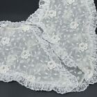 Lace Antique Collar Victorian Handmade Crochet Embroidered Edwardian White READ