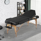 77-86 Inches Massage Table Portable Massage Bed with 4 Inches Thick Foam Pad