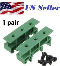 1 pair 35mm DIN Rail Mounting Support Adapters plastic Feet  PCB or relay