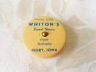 Vintage Whiton's Feed Store Perry Iowa Celluloid Tape Measure J.B. Carroll Co.