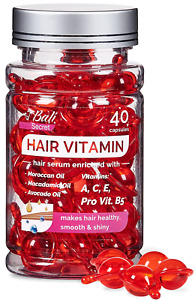 HUSSELL Hair Treatment Serum - No Rinse with Argan Macadamia Avocado Oils - Vita