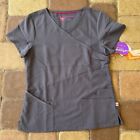 Urbane Ultimate Scrub Top, X Large, Gray, New With Tags