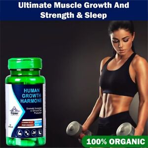 CIPZER Human Growth Harmone 60 Capsule Increase Growth Hormone | Muscle Growth