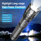 9000000 Lumens Super Bright LED Tactical Flashlight Torch Rechargeable Worklight
