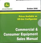 John Deere C&CE Equipment Sales Manual October 2005 CD Computer Disk DKCCECD