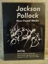 Vintage Jackson Pollock New-Found Works Poster 1978 Unopened!