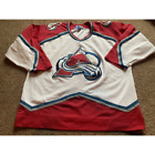 Vintage Hockey Colorado Avalanche Starter NHL Red Jersey Western Conference XL
