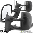 LEFT+RIGHT 99-16 Ford F250~F550 Super Duty Towing Telescoping MANUAL Side Mirror (For: 2002 Ford F-250 Super Duty Lariat 7.3L)