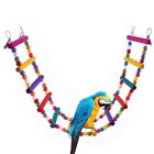 Bird Ladders Parrot Toy Cage Swing Climbing Hanging Rope Bridge Colorful Balls