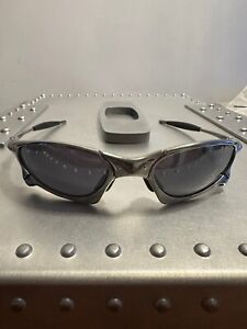 NOS New Old Stock Oakley Penny  Polished X-Metal with Black Iridium Lenses