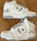 Larry Bird dual autograph signed Converse 500 basketball sneakers shoes Schwartz