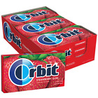 ORBIT Strawberry Sugar Free Chewing Gum 14 pieces (12 Pack)