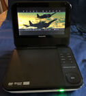 Philips PD700/37 7'' Portable DVD Player With Cord White WORKS Nice Condition