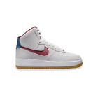 Nike Women's Air Force 1 High Suede DC3590-104 White/Valerian/Red SZ 4-15