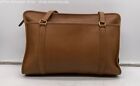 Vintage Coach Cider Brown Leather Double Handled Document Messenger Briefcase