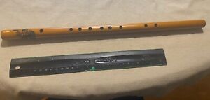 WOODEN FLUTE - AGE UNKNOWN - ASIAN? LOOK!