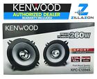 Kenwood KFC-C1356S 5.25'' 2-Way Car Audio Dual Cone Coaxial Speakers - 260W Peak