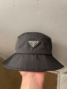 New Black Prada Bucket Hat Unisex Same Day Shipping