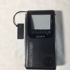 Sony Watchman Black & White Portable TV Model FD-230 Tested Analog TV