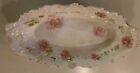Vintage La Francaise Porcelain China Serving Bowl Pink Roses