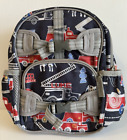 Pottery Barn Kids Fire Truck Themed Backpack ~ 10” x 10” ~ LUKE Embroidered
