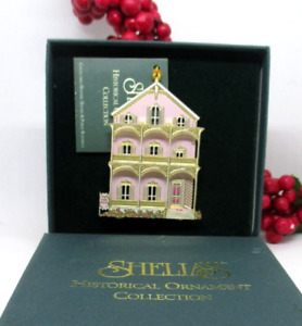 PINK HOUSE CAPE MAY NEW JERSEY Sheila's House Ornament boxed 1996