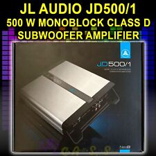 JL AUDIO JD500/1  MONOBLOCK CLASS D SUBWOOFER AMPLIFIER 500 WATTS MONO AMP NEW!