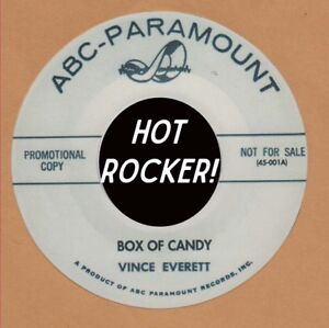 ROCKABILLY REPRO: VINCE EVERETT - Box Of Candy/I'm Snowed ABC PARAMOUNT