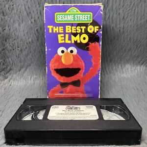 Sesame Street The Best of Elmo VHS 1994 The Muppets Jim Henson Kids Cartoon Film