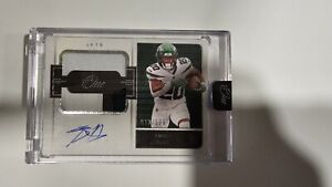 New Listing2022 Panini One Breece Hall Rookie Patch Auto #12/199