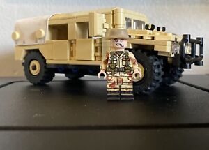 Brickmania M998 Desert Storm Humvee Building Kit With Minifig Co Minifig