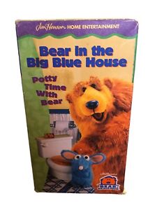 Bear In The Big Blue House Potty Time With Bear VHS Tape Tested Jim Henson