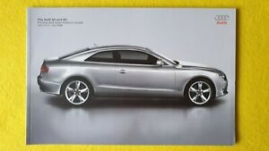 New ListingAudi A5 S5 quattro Sport 3.2 3.0 TDI car brochure catalogue July 2008 MINT B