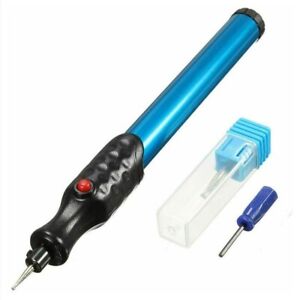 Electric Micro Engraver Pen DIY Engraving Tool Kit for Jewelry Wood Glass Metal