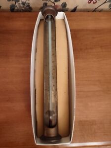 Antique BRASS Thermometer -30 - 120 Degrees F