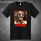 Lucio Fulci's Zombie Horror Movie Men's Black T-Shirt Size S to 5XL