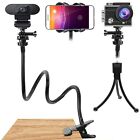 21 inch Webcam Stand Flexible Arm Desk Gooseneck Camera Mount Cell Phone Holder