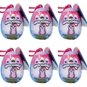 Hatchimals Glittering Garden Mystery Minis Plush Clip Ons - Lot of 6 Sealed Eggs