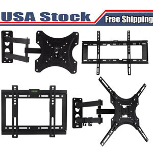 Fixed/Full Motion TV Wall Mount Bracket Fit For 14 22 32 40 42 46 50 55 60 65 70